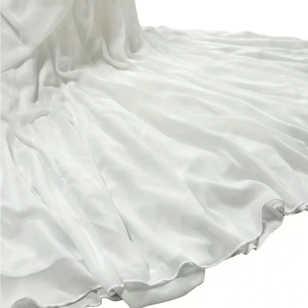 Luxe elegant off shoulder party formal wedding evening dress - Picture 4 of 6